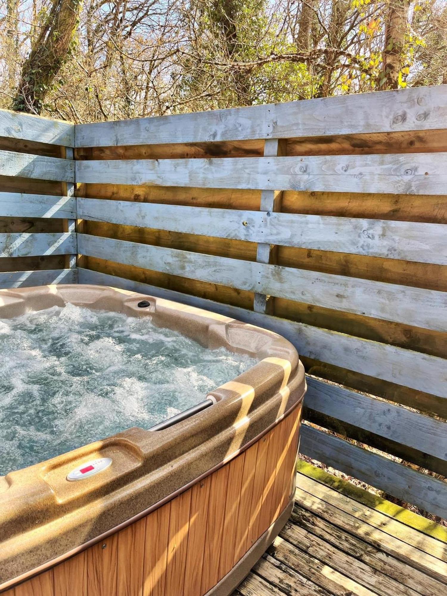 Wren 8-Hot Tub-Woodland Lodges-St Clears-Carmarthen-Tenby Zewnętrze zdjęcie